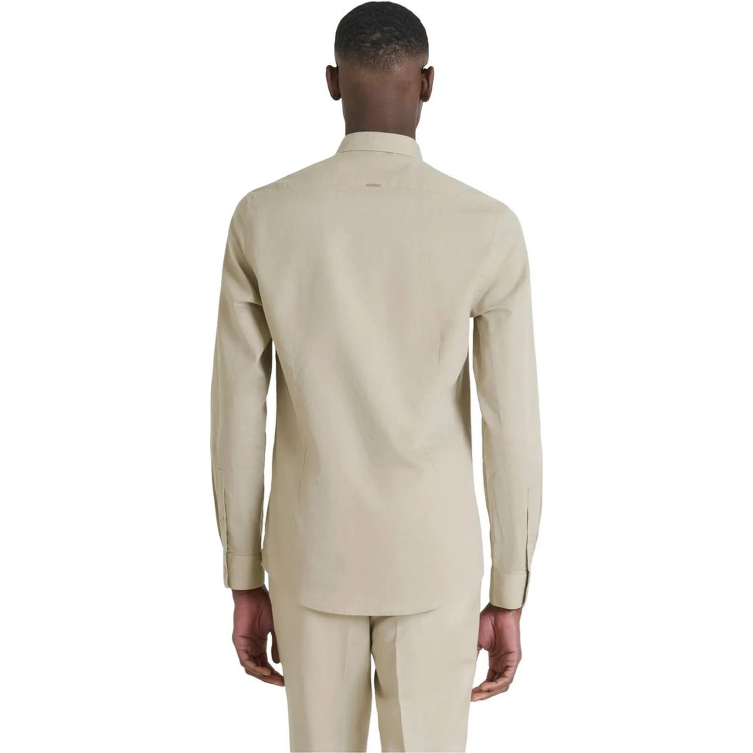 Beige Cotton Shirt