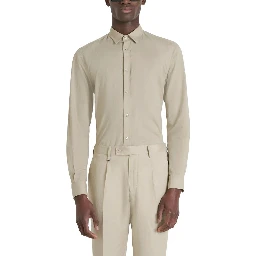 Beige Cotton Shirt