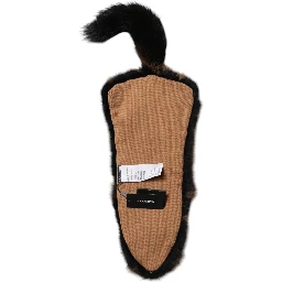 Brown Red Fox Fur Neck Cashmere Warmer Scarf