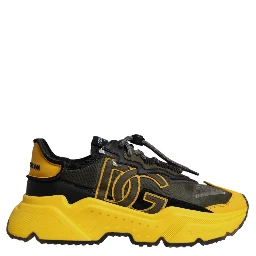 Black Yellow Daymaster Low Top Sneakers  Shoes