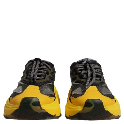 Black Yellow Daymaster Low Top Sneakers  Shoes