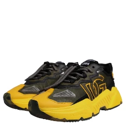 Black Yellow Daymaster Low Top Sneakers  Shoes