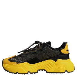 Black Yellow Daymaster Low Top Sneakers  Shoes