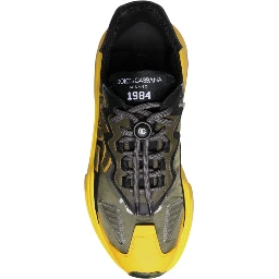 Black Yellow Daymaster Low Top Sneakers  Shoes