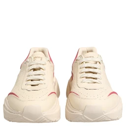 White Pink Leather Daymaster Sneakers Shoes