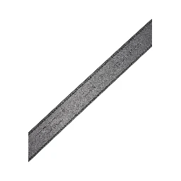 Black Textured Leather Silver Metal Buckle Men Belt