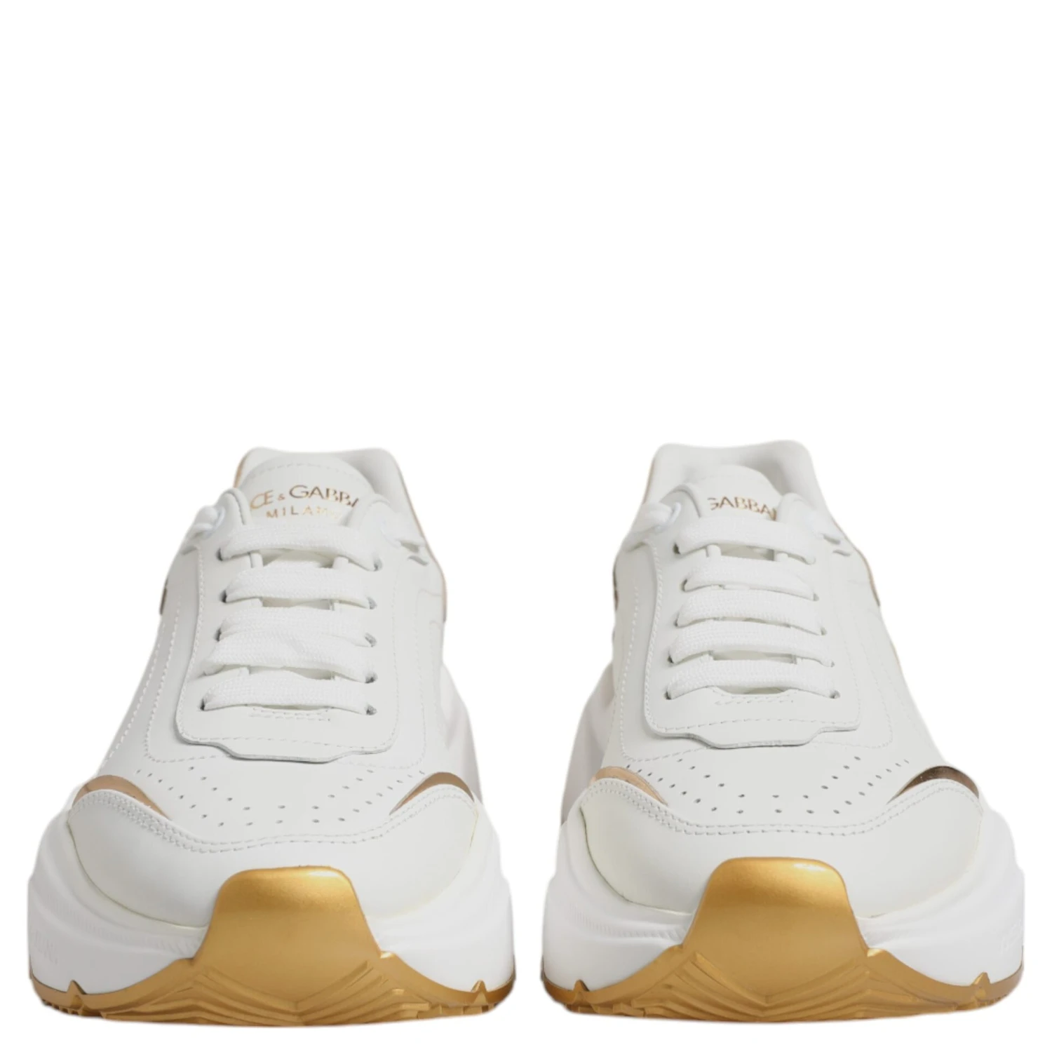 White Gold Daymaster Low Top Sneakers Shoes