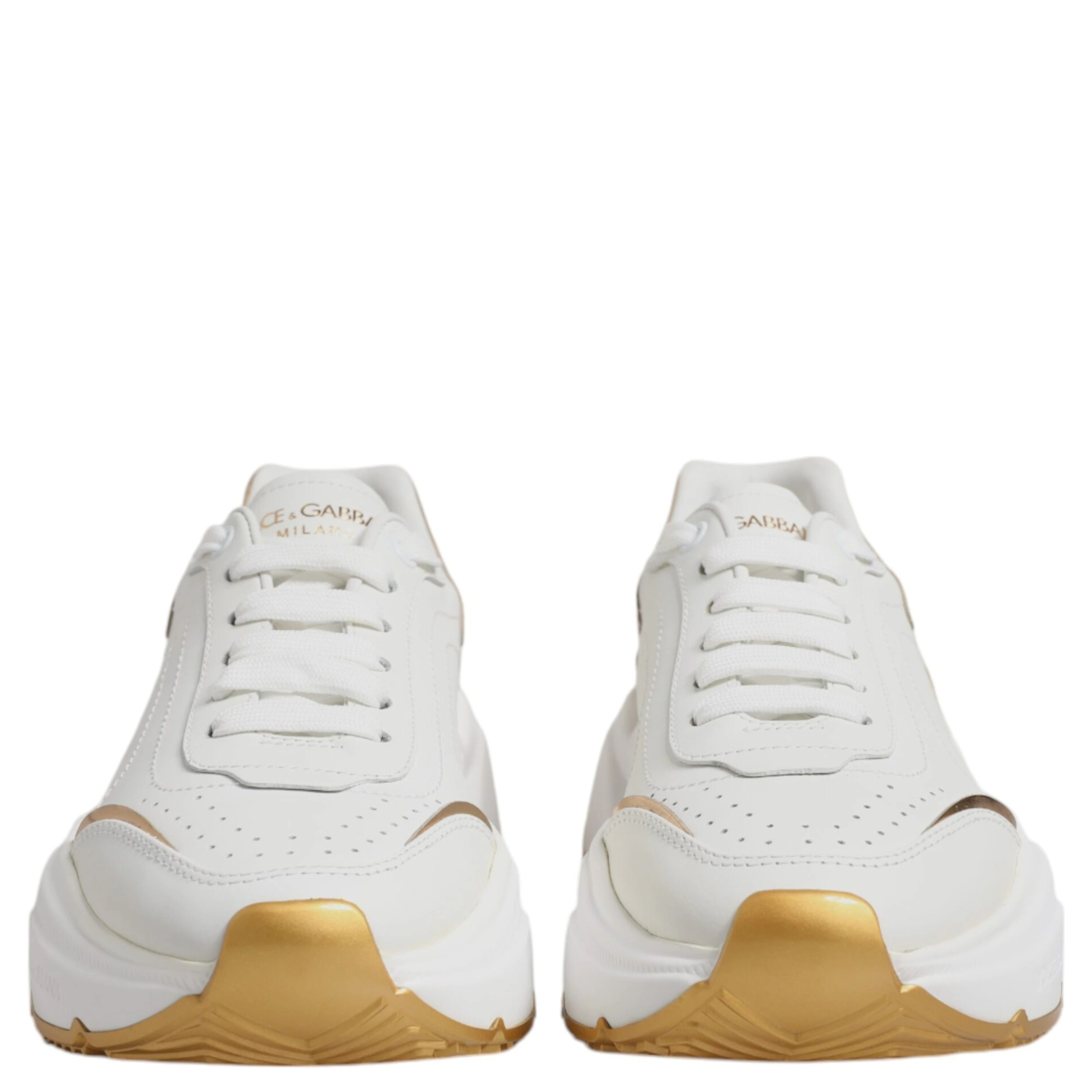 White Gold Daymaster Low Top Sneakers Shoes