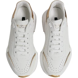 White Gold Daymaster Low Top Sneakers Shoes