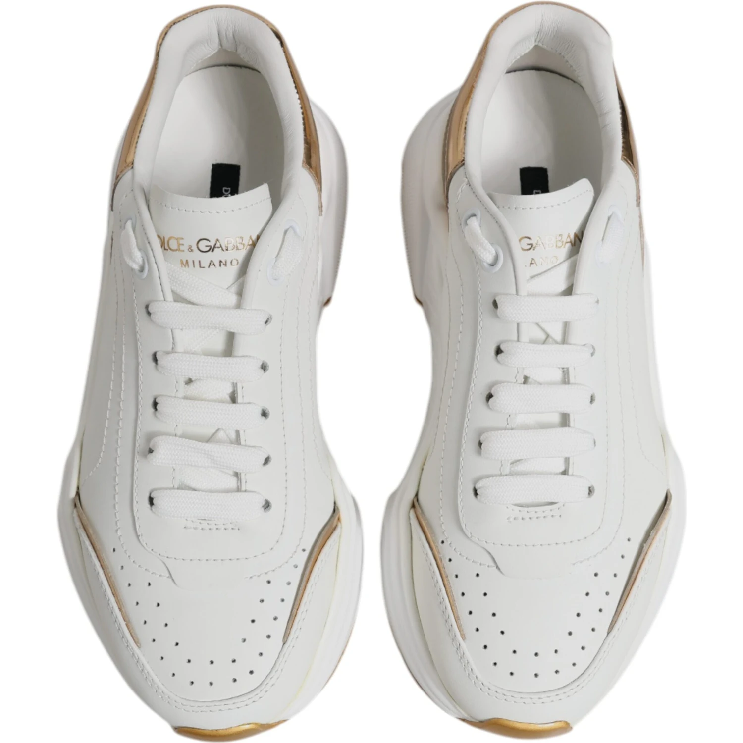 White Gold Daymaster Low Top Sneakers Shoes