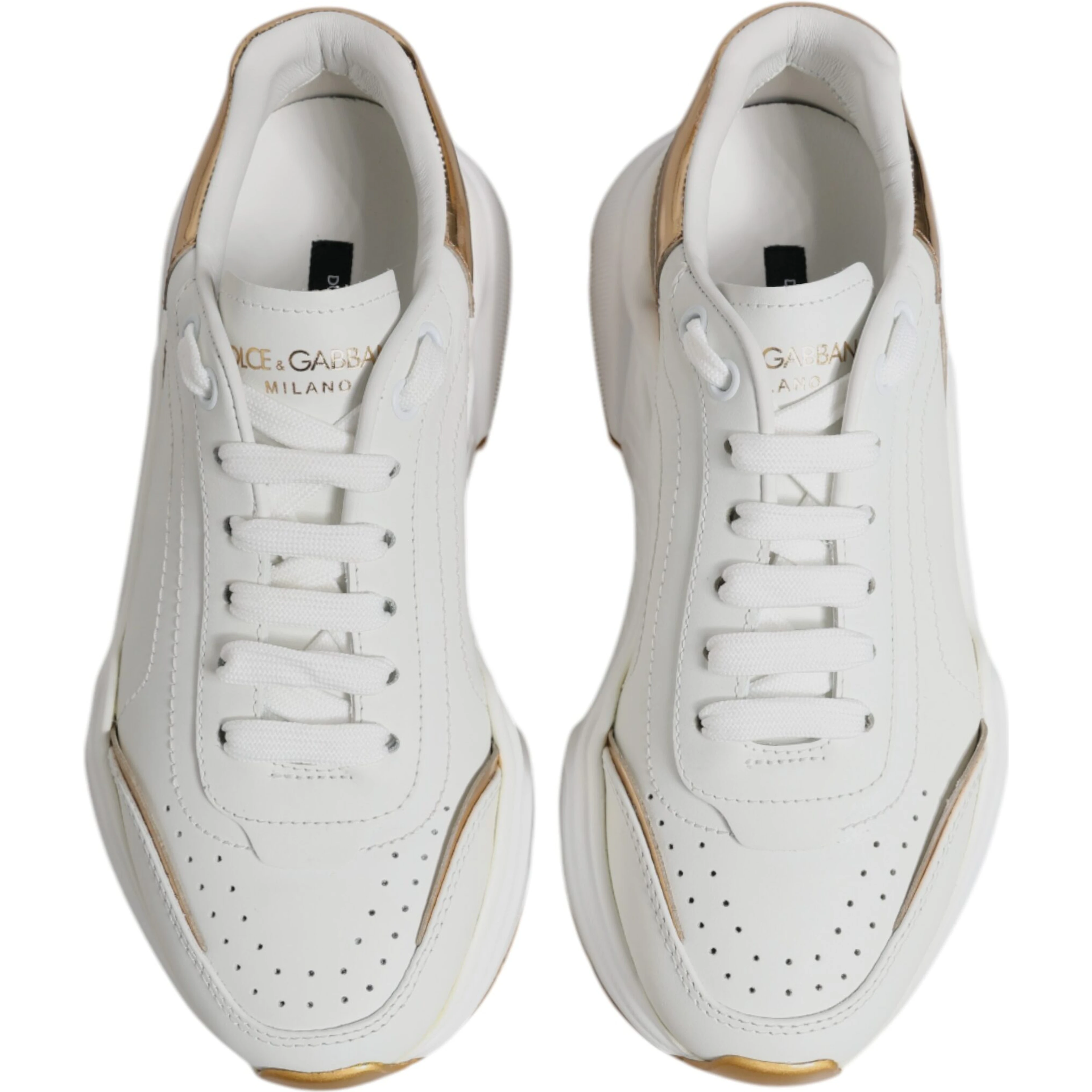 White Gold Daymaster Low Top Sneakers Shoes