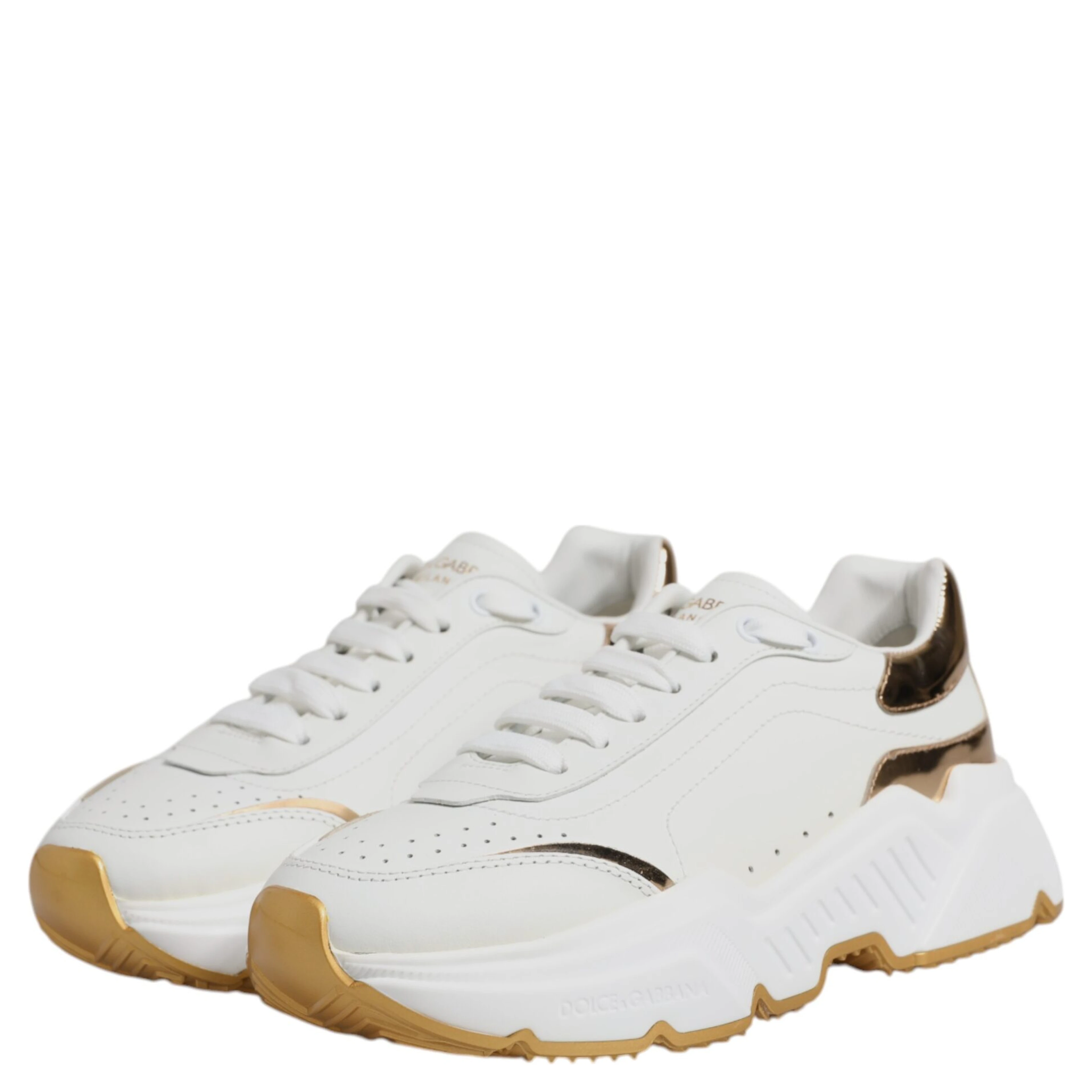 White Gold Daymaster Low Top Sneakers Shoes