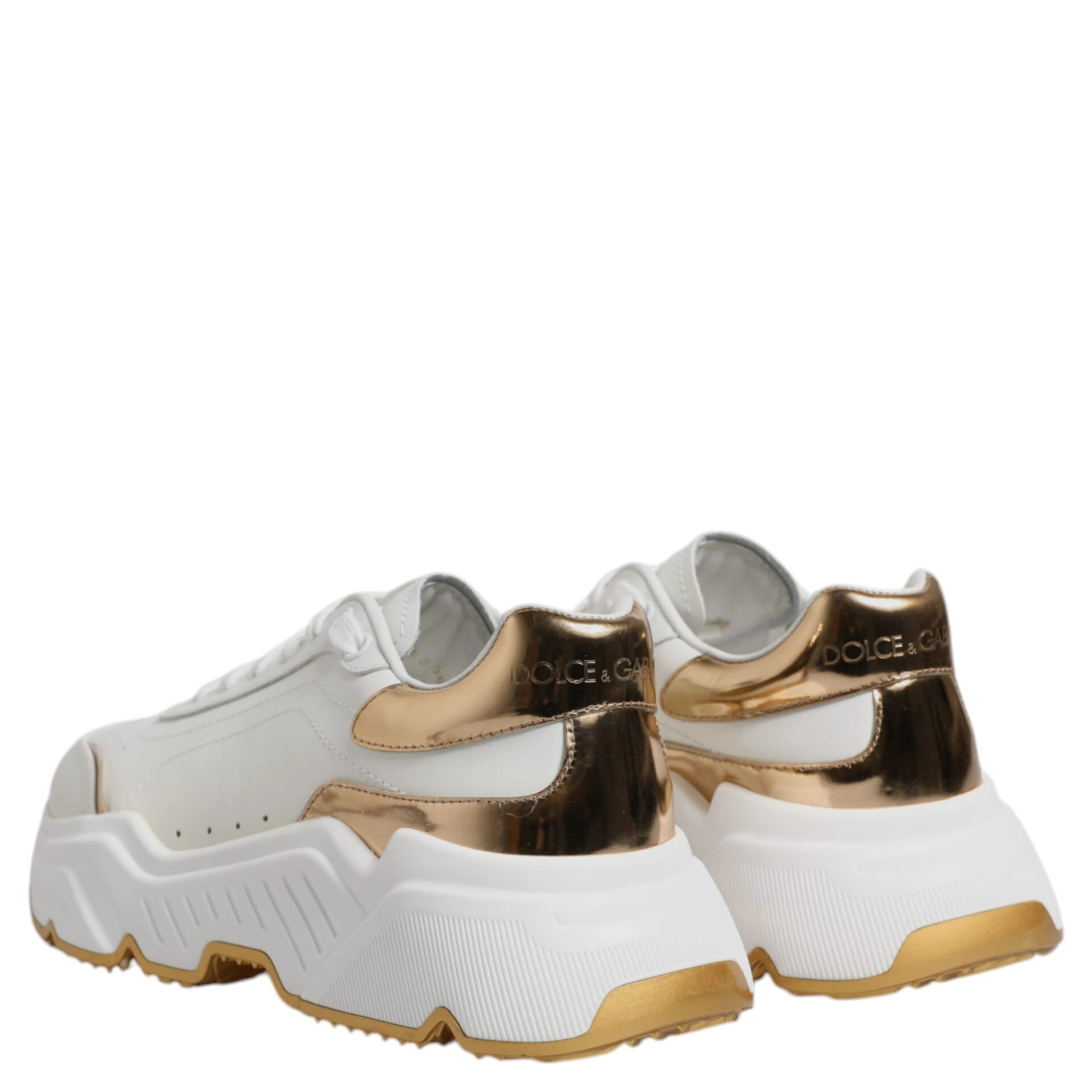 White Gold Daymaster Low Top Sneakers Shoes
