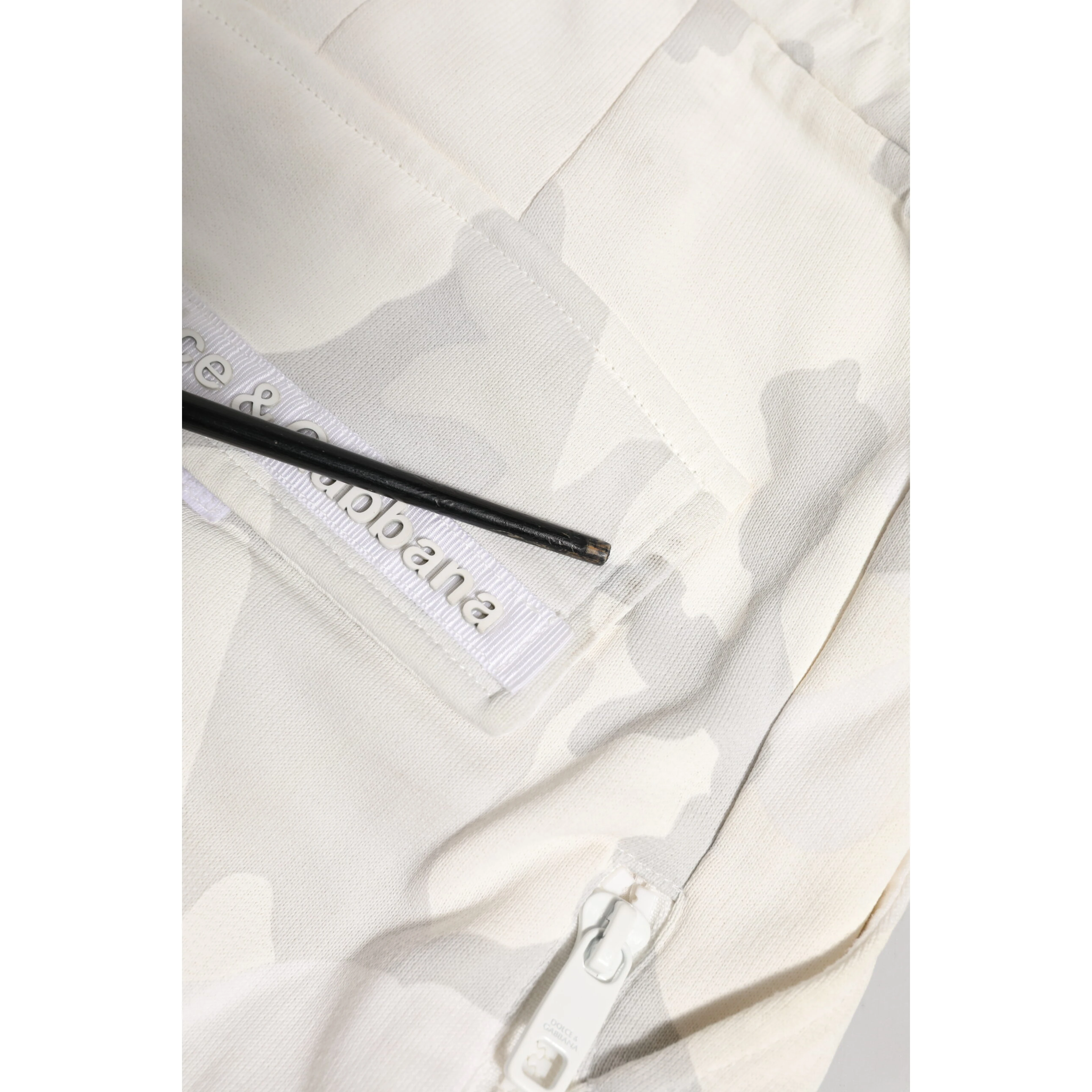 White Camouflage Cargo Jogger Sweatpants Pants