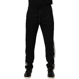 Black Cotton Jogger Sweatpants Trouser Pants