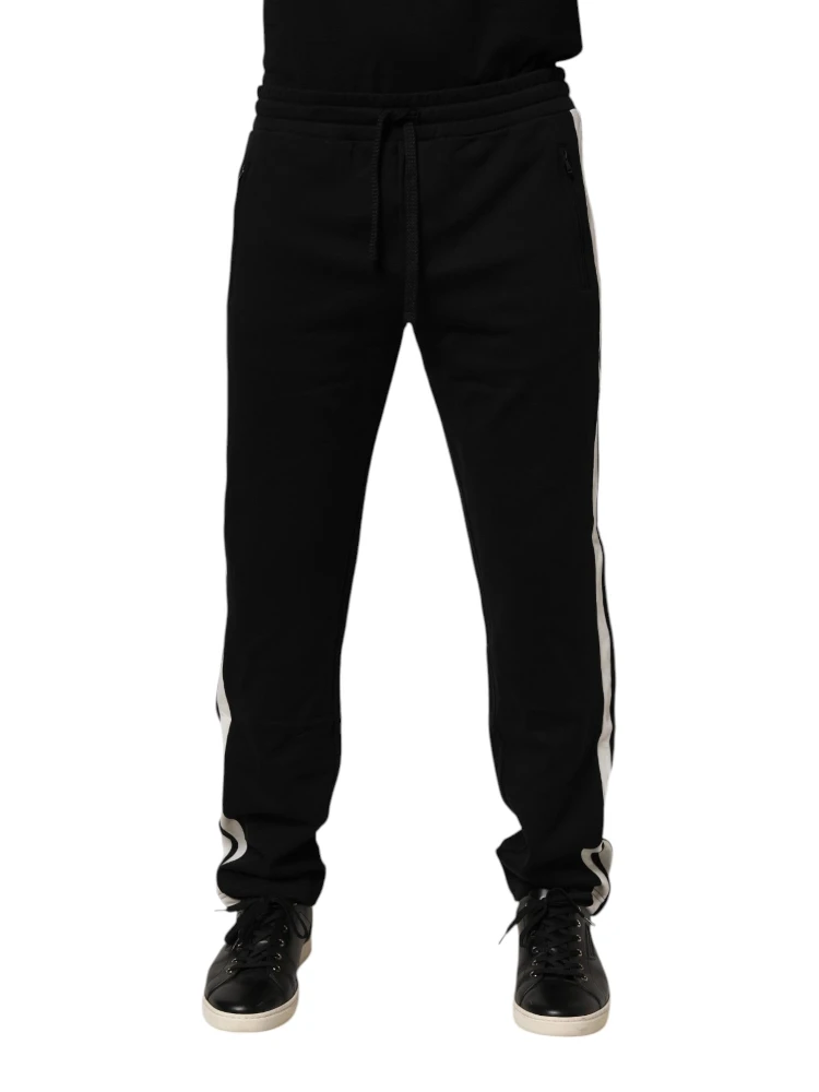 Black Cotton Jogger Sweatpants Trouser Pants