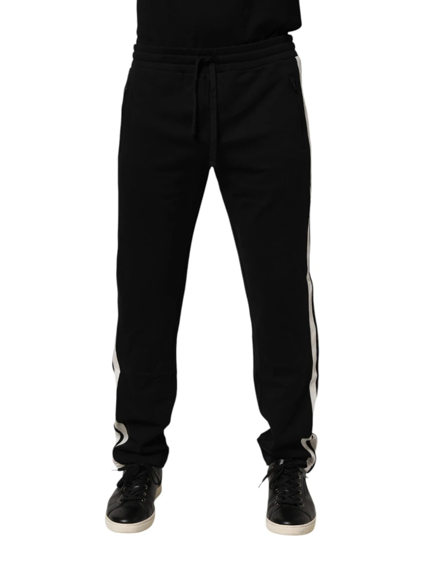 Black Cotton Jogger Sweatpants Trouser Pants