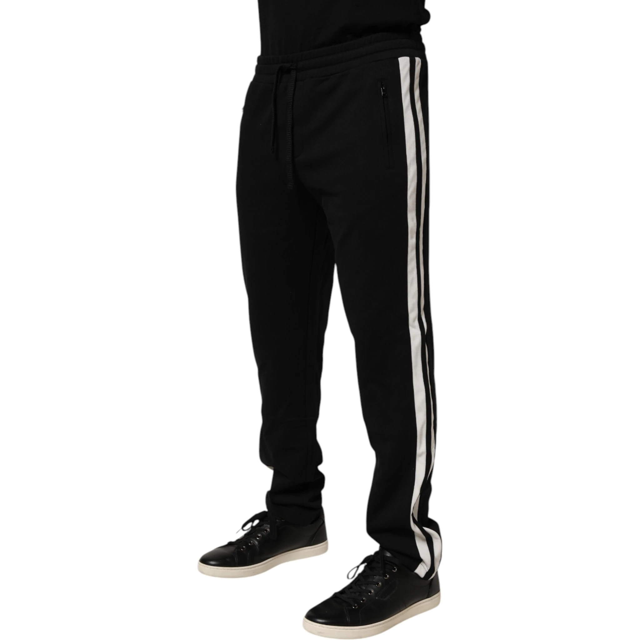 Black Cotton Jogger Sweatpants Trouser Pants