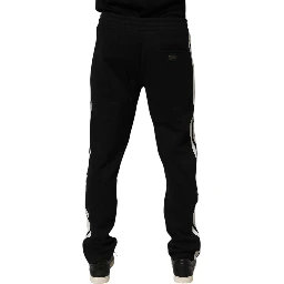 Black Cotton Jogger Sweatpants Trouser Pants