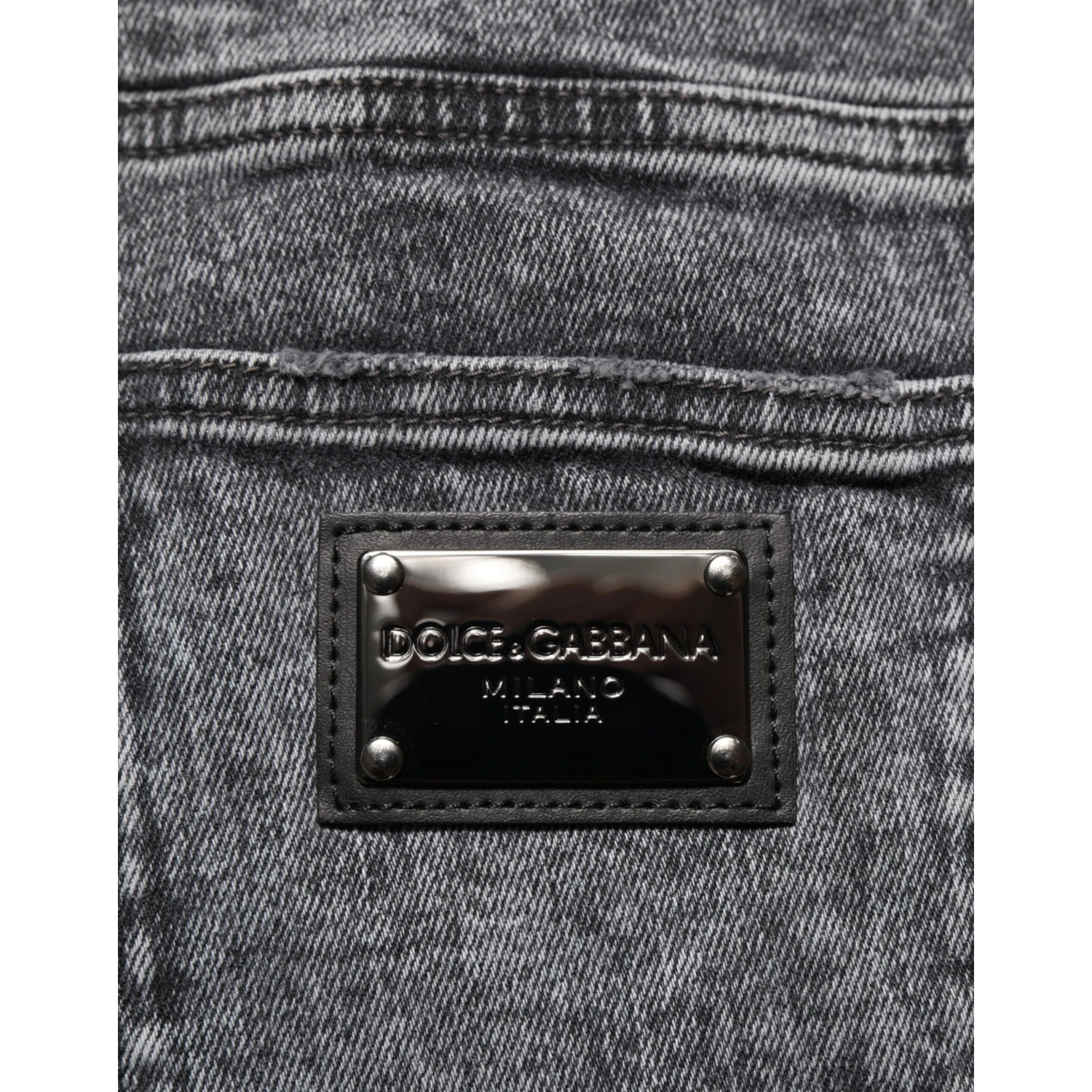 Gray Cotton Slim Fit Denim Trouser Jeans