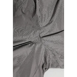 Light Gray Nylon Elastic Waist Shorts Swimwear