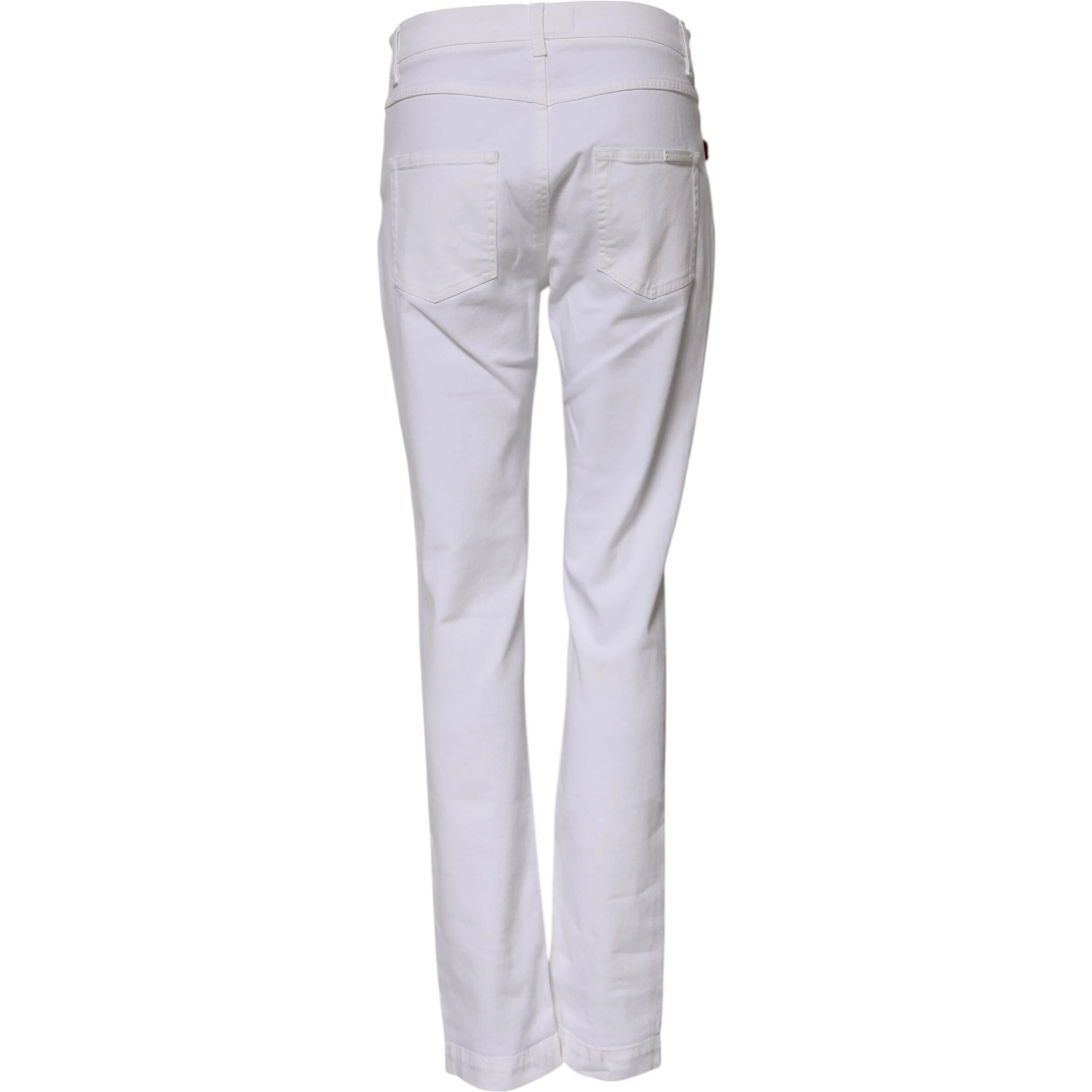 White Floral Sequined Embroid GIRLY Denim Jeans