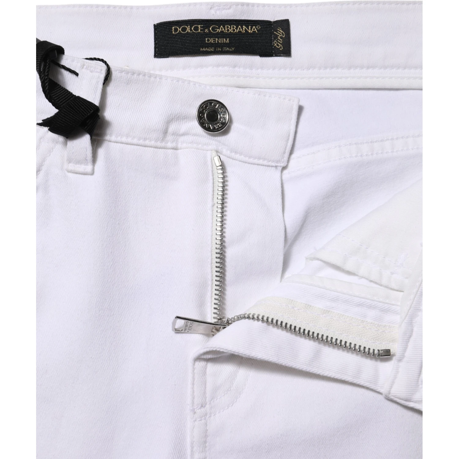 White Floral Sequined Embroid GIRLY Denim Jeans