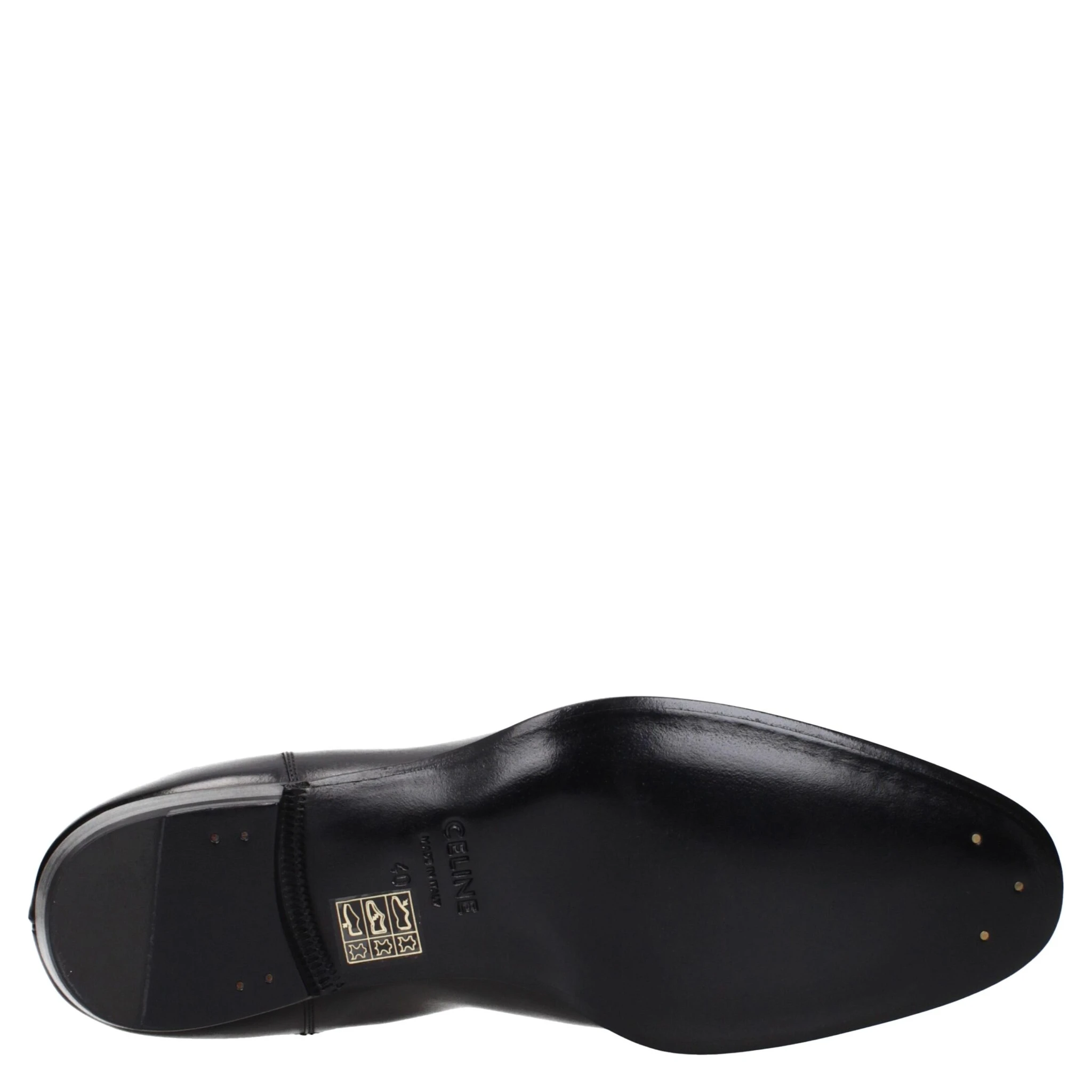 Black Leather Ankle Boots