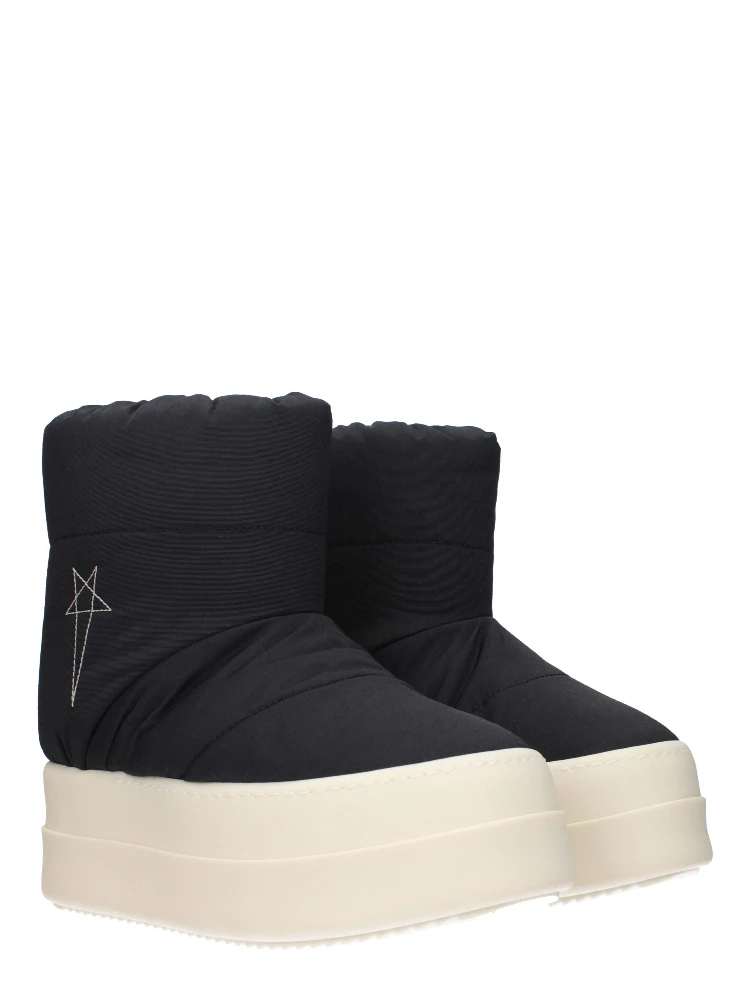 Black Fabric Ankle Boots alternative