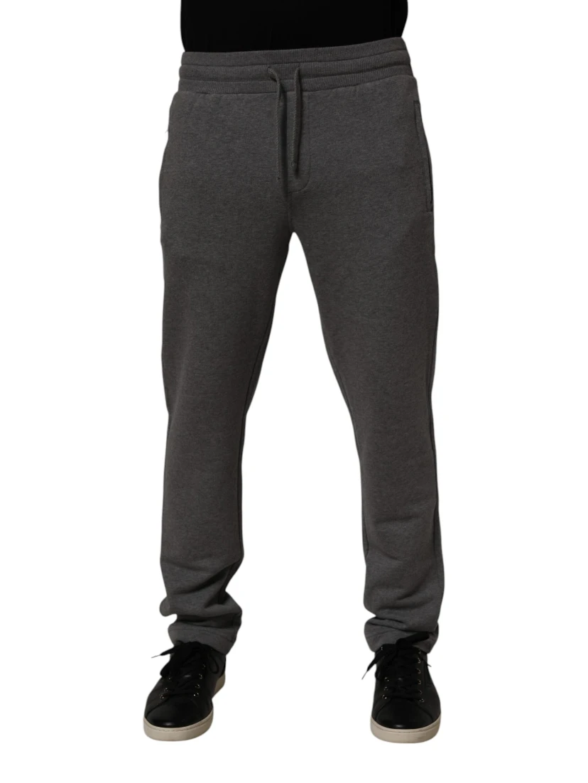 Gray Cotton Jogger Sweatpants Trouser Pants