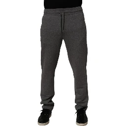 Gray Cotton Jogger Sweatpants Trouser Pants