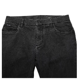 Dark Gray Cotton Stretch Denim Trouser Jeans
