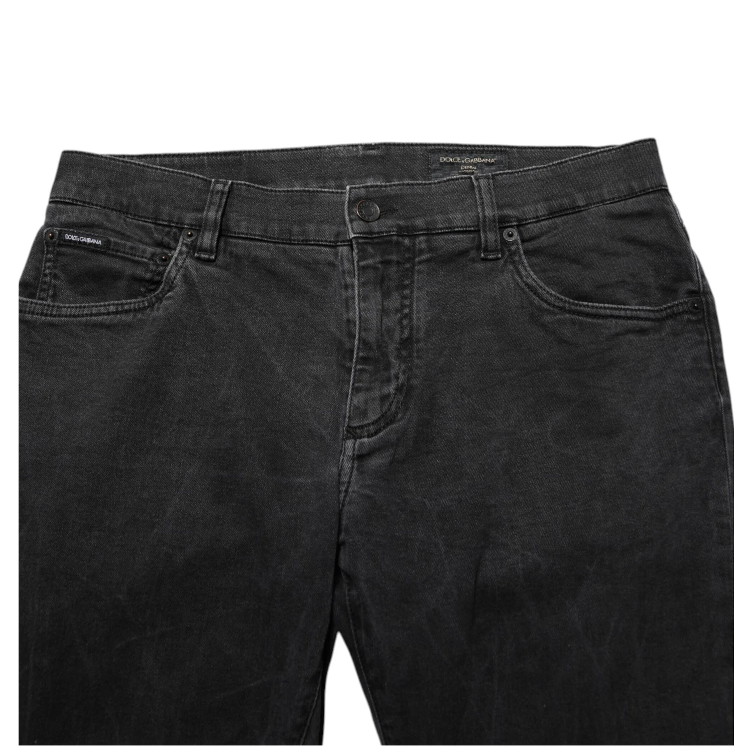 Dark Gray Cotton Stretch Denim Trouser Jeans