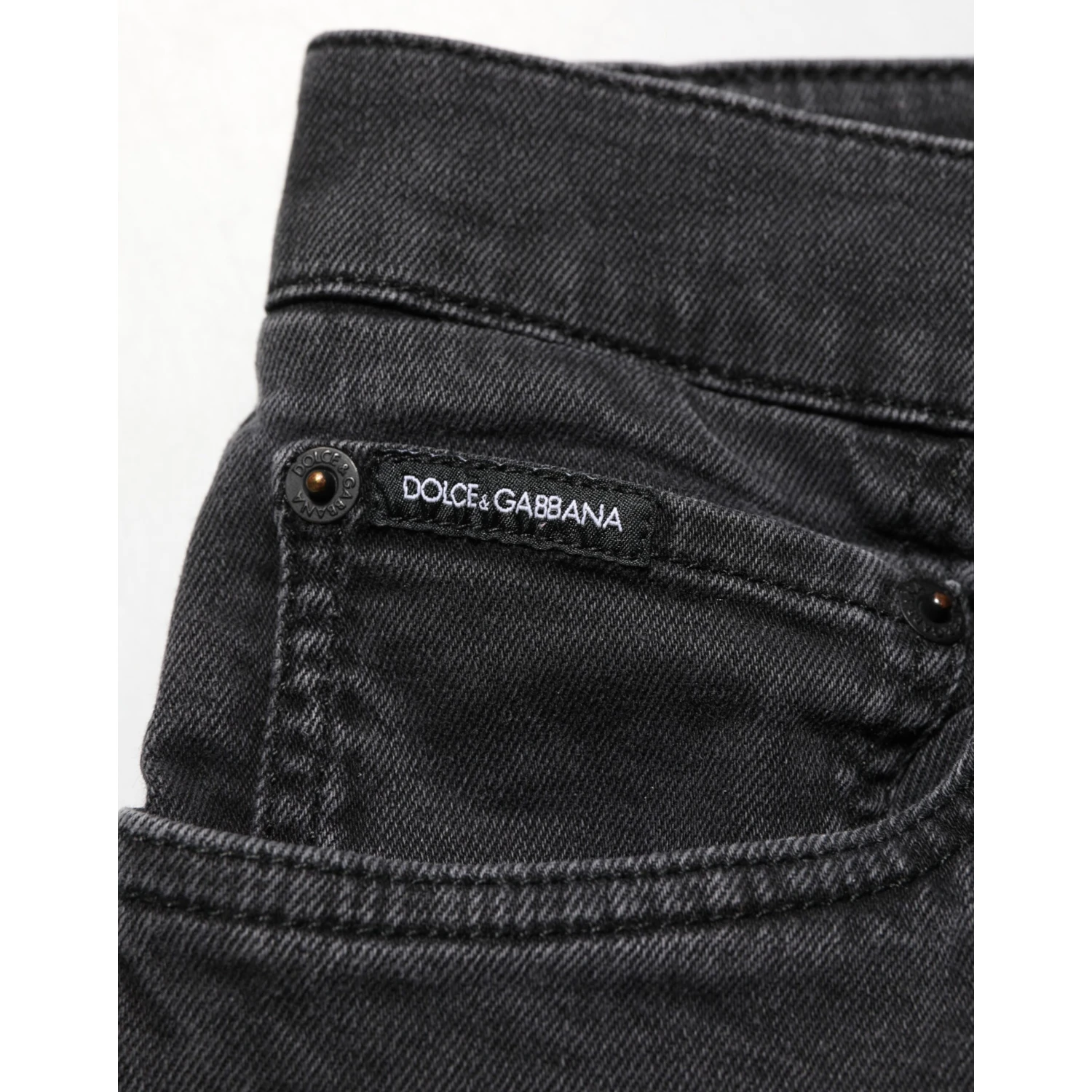 Dark Gray Cotton Stretch Denim Trouser Jeans