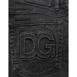 Dark Gray Cotton Stretch Denim Trouser Jeans