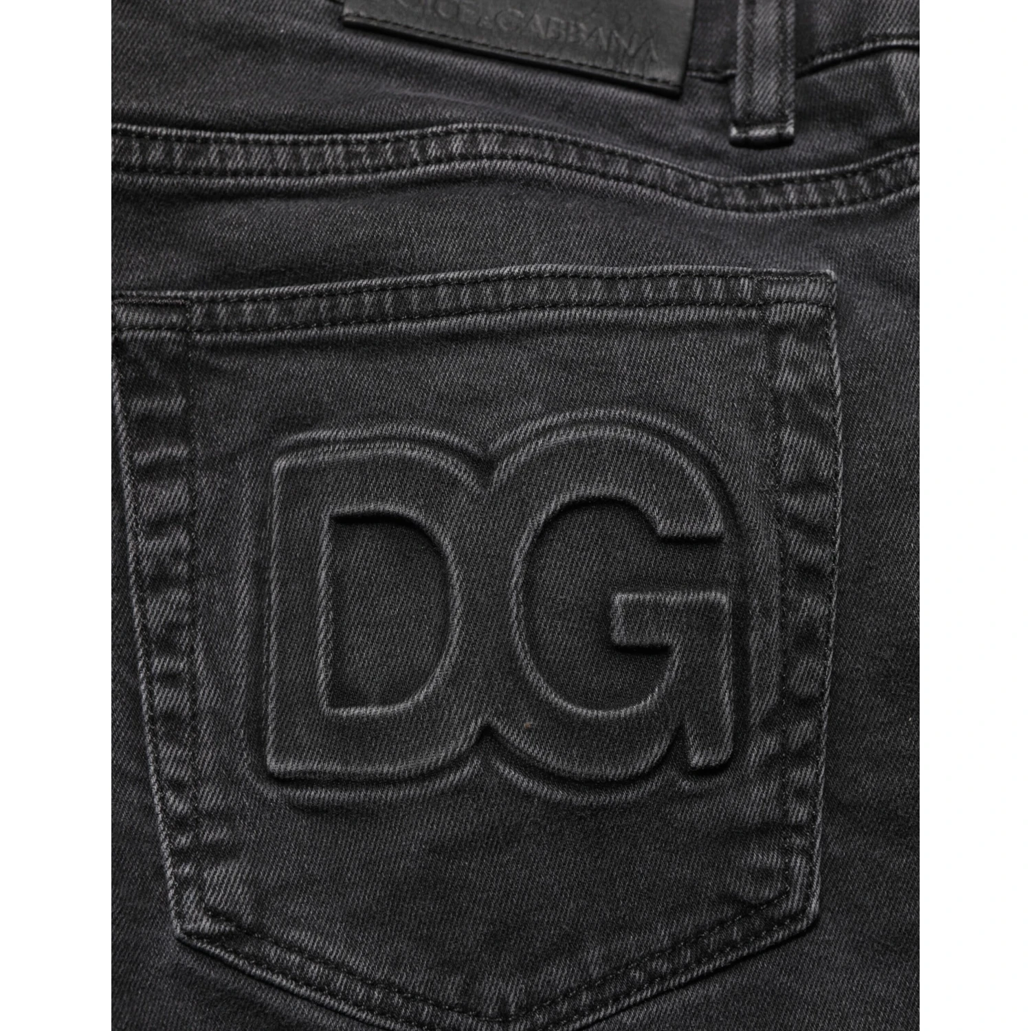 Dark Gray Cotton Stretch Denim Trouser Jeans
