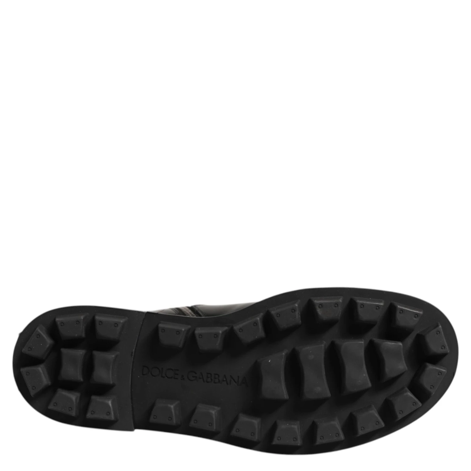 Black Logo Plaque Mid Calf Biker Boots Shoes