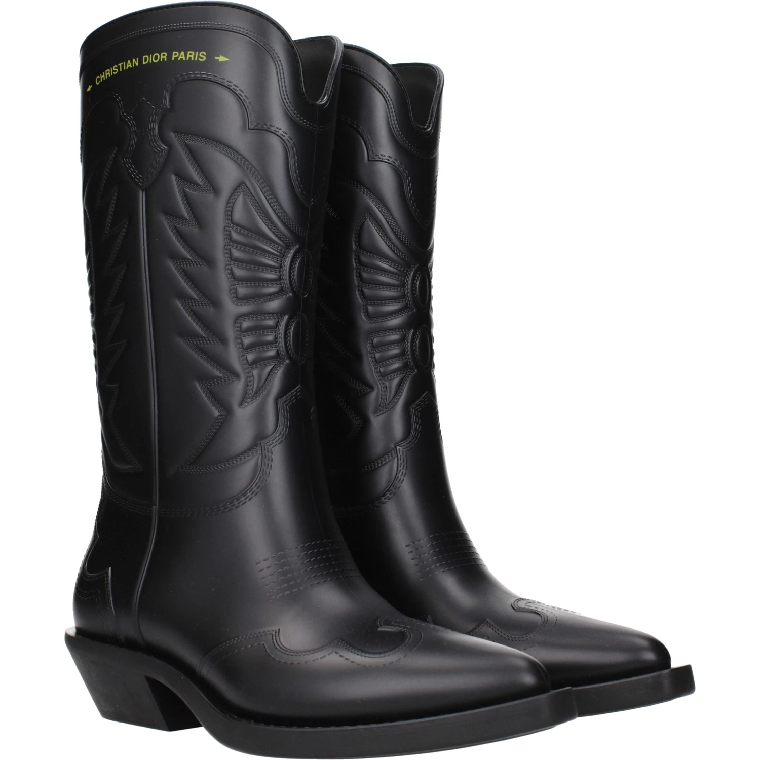 Black Cotton Boots