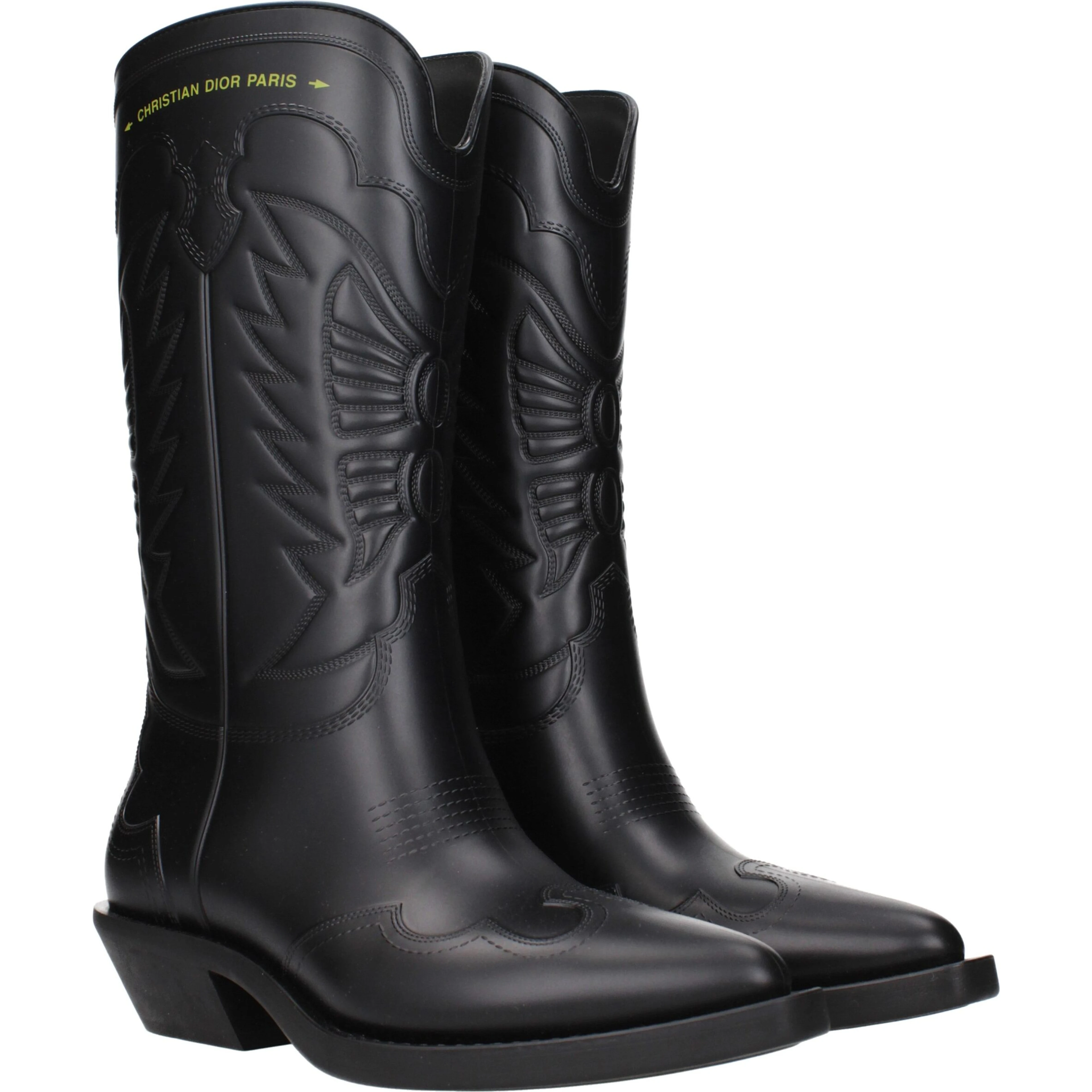 Black Cotton Boots