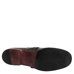 Brown Leather Monk Strap Formal Derby Shoes