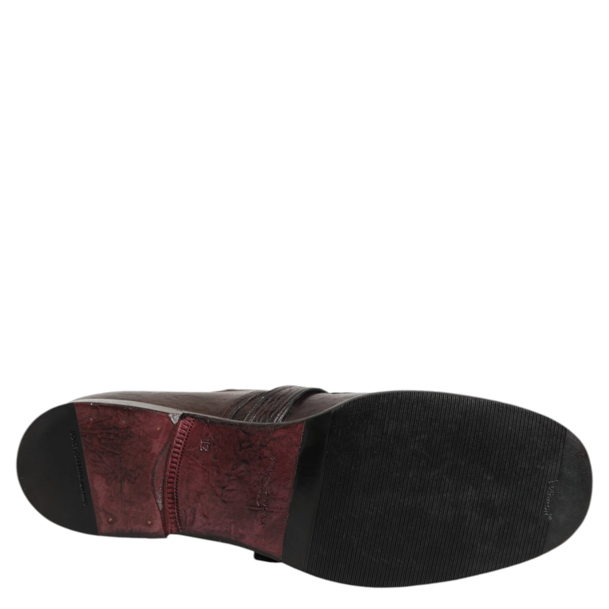 Brown Leather Monk Strap Formal Derby Shoes
