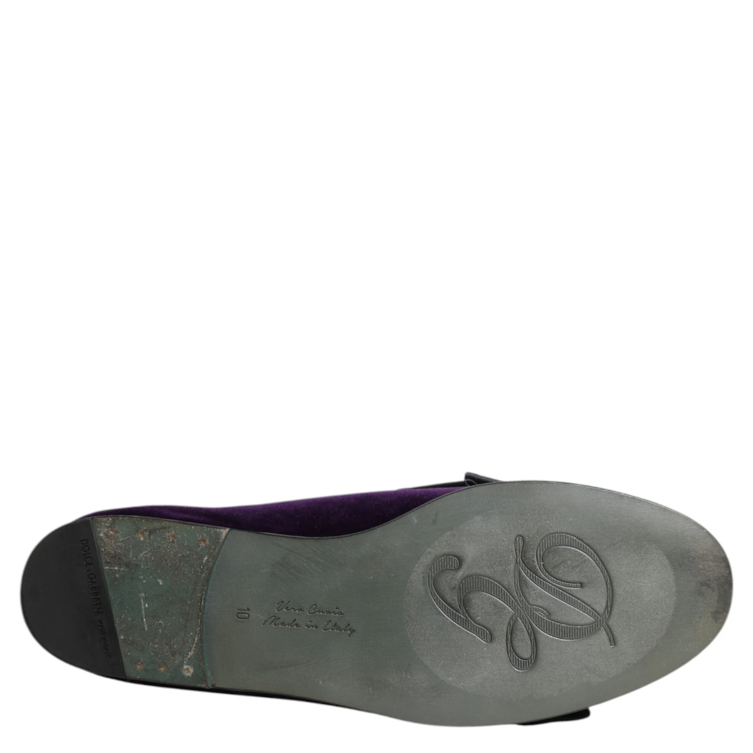 Purple Suede Cotton Bow Slip On Loafers Shoes