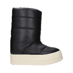 Black Leather Ankle Boots
