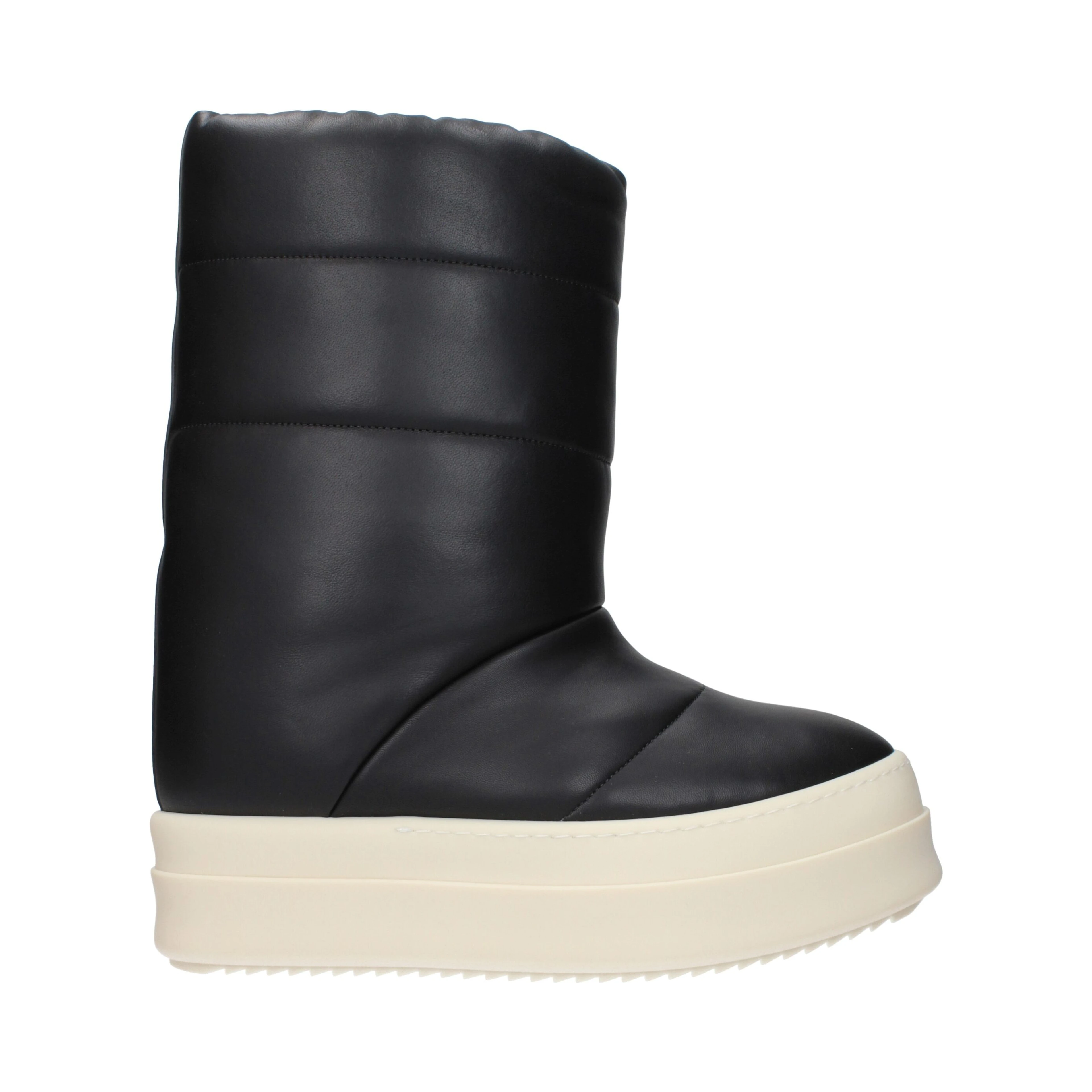 Black Leather Ankle Boots