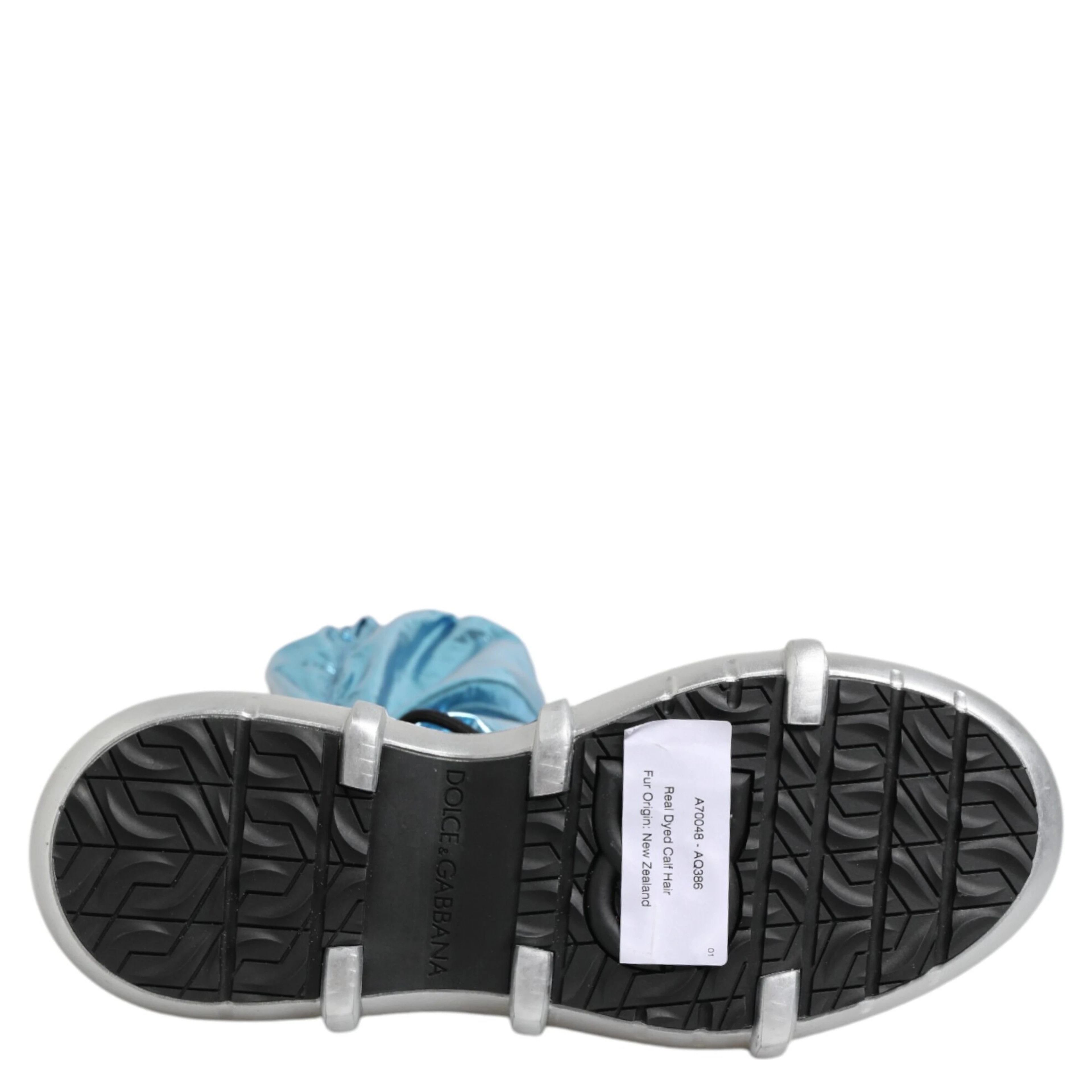 Blue Lace Up Over The Knee Socks Men Boots Shoes