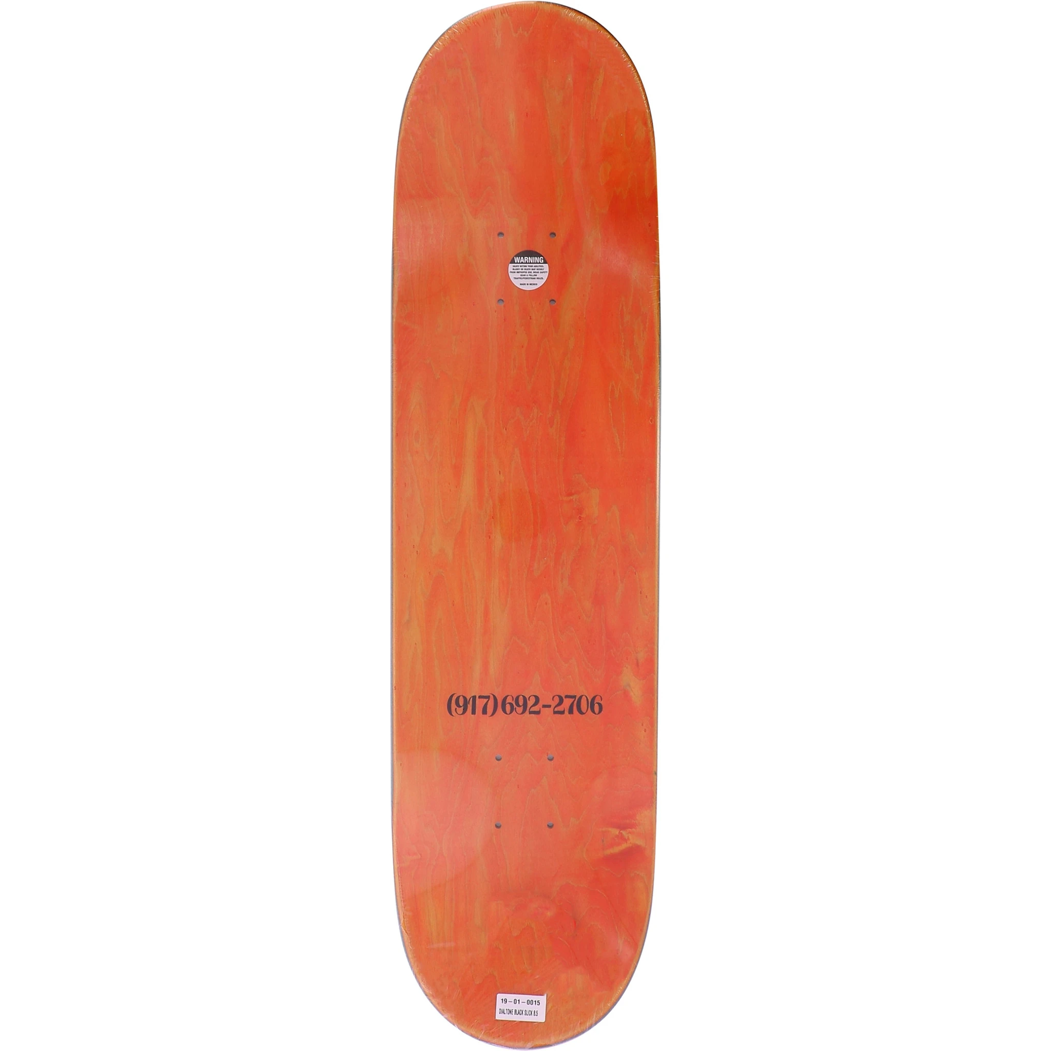 "Dialtone Blk Slick Deck" skateboard