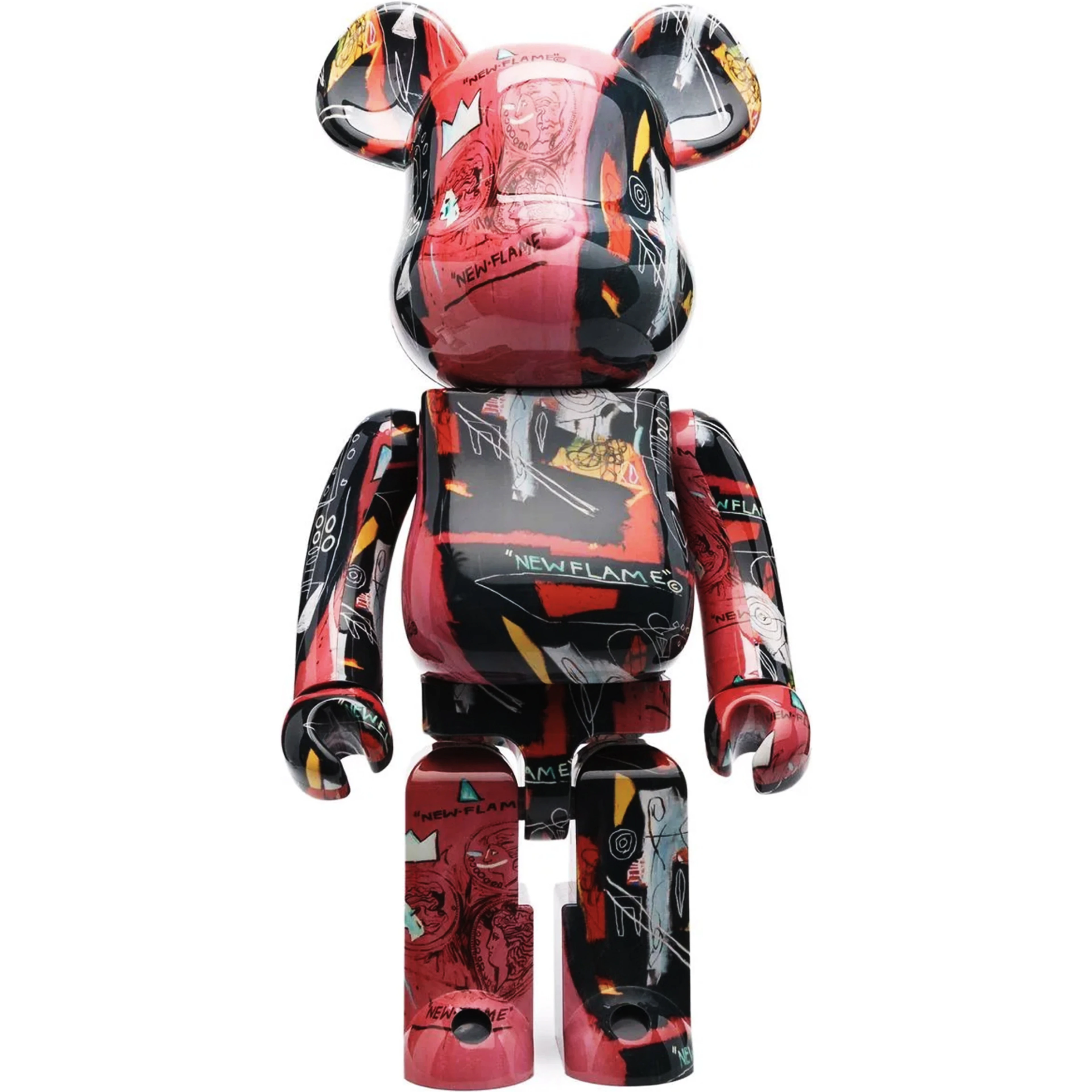"Be@rbrick Andy Warhol x J.M Basquiat" 1000% toy