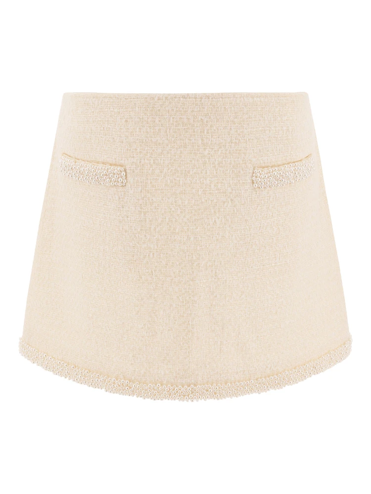 Beaded miniskirt