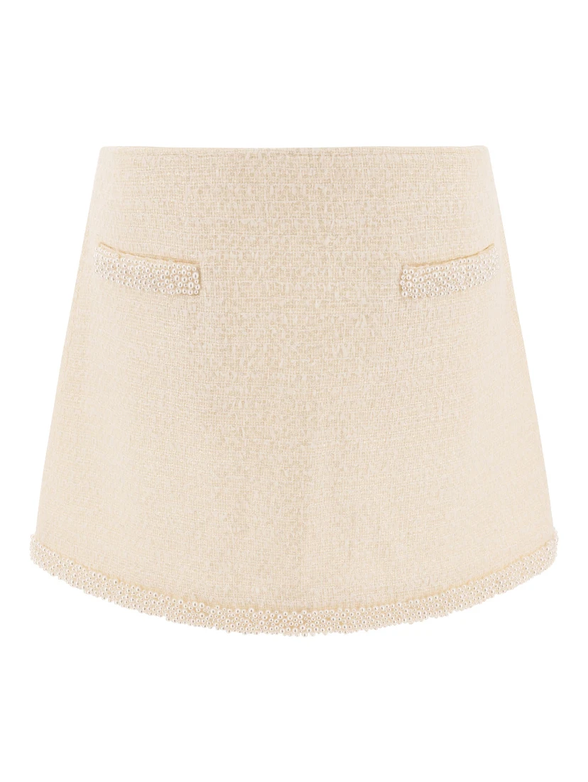 Beaded miniskirt