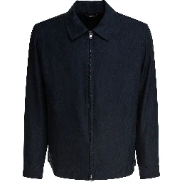 Bomber jacket zipper closure